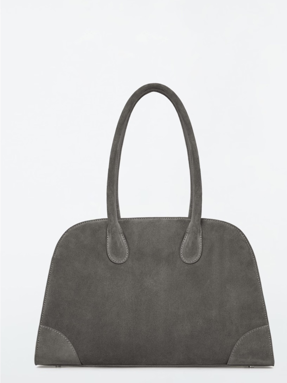 COS SMALL STUDIO BOWLING BAG SUEDE